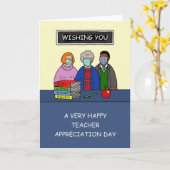 Carte Journée de reconnaissance de l'enseignant (Fleur jaune)
