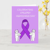 Carte Journée de sensibilisation à l'épilepsie 26 mars (Fleur jaune)