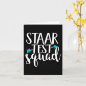 Carte Journée de test de l'enseignant élémentaire de Tes (Fleur jaune)