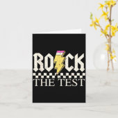 Carte Journee de test de l'État Staar Rock The Test ABCD (Fleur jaune)