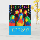 Carte Journée Dernière de chimiste (Fleur jaune)