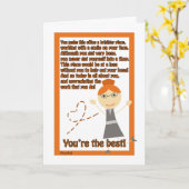 Carte Journée des administrateurs professionnels avec ve (Fleur jaune)