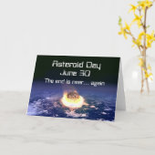 Carte Journée des astéroïdes 30 juin (Fleur jaune)