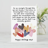 Carte Journée des frères et sœurs / Anniversaire Frères  (Debout devant)