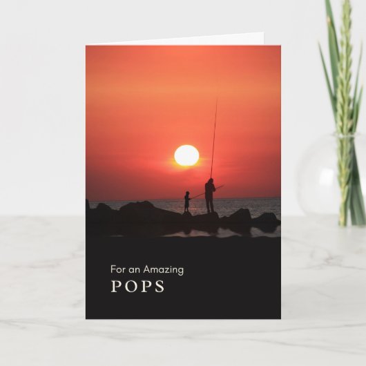 Carte Journée des grands-parents pour la pêche aux pops (Devant)