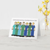 Carte Journée des infirmières certifiées - 19 mars (Fleur jaune)