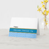 Carte Journée des professionnels de l'administration (Fleur jaune)