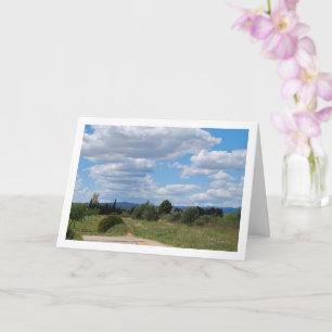 Carte Journée Ensoleillée, Paysage Rural