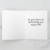 CARTE JOURNÉE ET FAIRE CE QUI VOUS REND HEUREUX FILS (Intérieur)