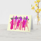 Carte Journée internationale de la femme (Fleur jaune)