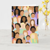 Carte Journée internationale de la femme - 8 mars (Fleur jaune)