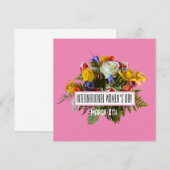 CARTE JOURNÉE INTERNATIONALE DE LA FEMME 8 MARS (Devant / Derrière)