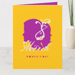 Carte journée internationale de la femme 8 mars 2025