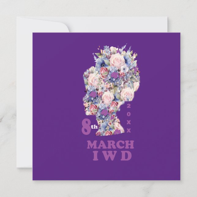 Carte Journée internationale de la femme : Célébrer Femi (Devant)