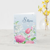 Carte Journée internationale de la femme en Russie (Fleur jaune)