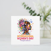 Carte Journée internationale des femmes (Debout devant)