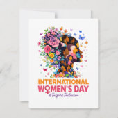 Carte Journée internationale des femmes (Dos)
