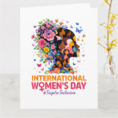 Carte Journée internationale des femmes (Fleur jaune)
