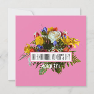 CARTE JOURNÉE INTERNATIONALE DES FEMMES 8 MARS
