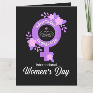 Carte Journée internationale des femmes 8 mars