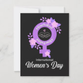 Carte Journée internationale des femmes 8 mars (Devant)