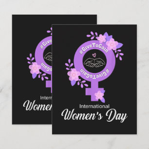 Carte Journée internationale des femmes 8 mars