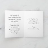 Carte Journée internationale des femmes | 8 mars Égalité (Intérieur)