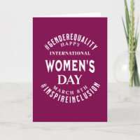 Journée internationale des femmes | Égalité du 8 m