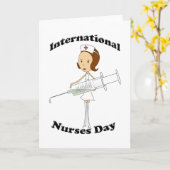 Carte Journée internationale des infirmières (Fleur jaune)