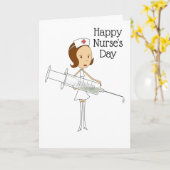 Carte Journée internationale des infirmières (Fleur jaune)