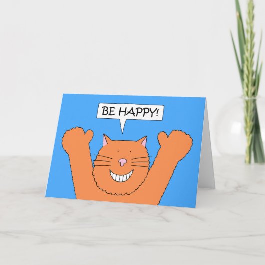 Carte Journée internationale du bonheur 20 mars (Devant)