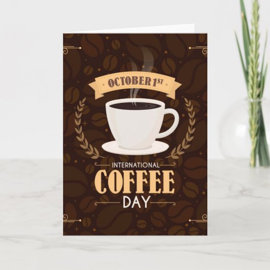 Carte Journée internationale du café+ (Devant)