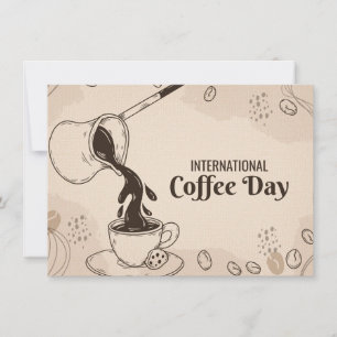 Carte Journée internationale du café+
