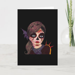 Carte Journée mexicaine abstraite des femmes