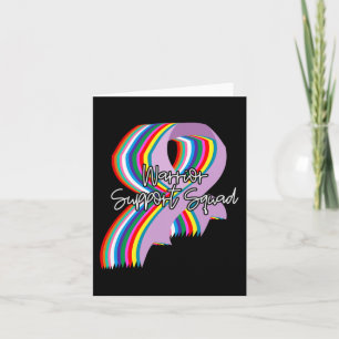 Carte Journée Mondiale contre le Cancer Soutien Squad Ca