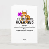 Carte Journée mondiale des lémuriens | Dernier vendredi  (Dos)