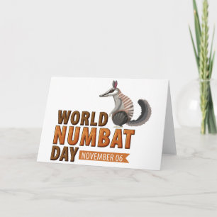 Carte Journée mondiale du numbat