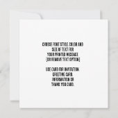 Carte Journée mondiale du tabac (Dos)