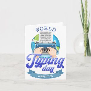 Carte Journée mondiale du Typage