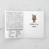 Carte Journée nationale de la restauration rapide | 16 n (Intérieur)