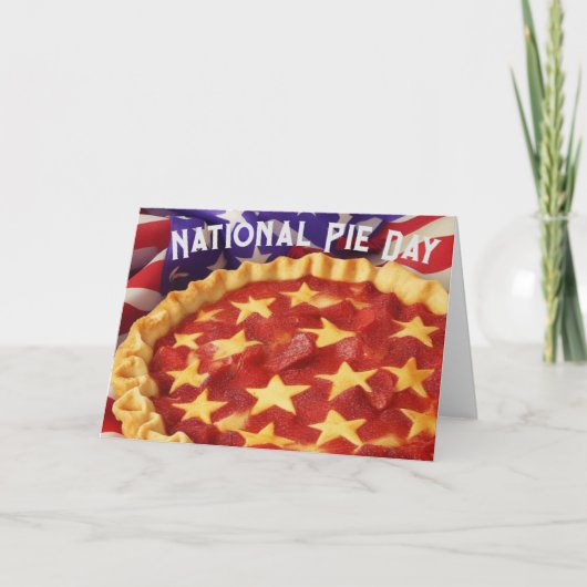 Carte Journée nationale de la tarte (Devant)