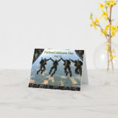 Carte Journée nationale de l'aviation (Fleur jaune)