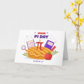 Carte Journée nationale de Pi (Fleur jaune)