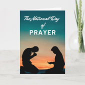 Carte Journée nationale de prière (Devant)