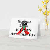 Carte Journée nationale de sensibilisation au VIH/sida c (Fleur jaune)