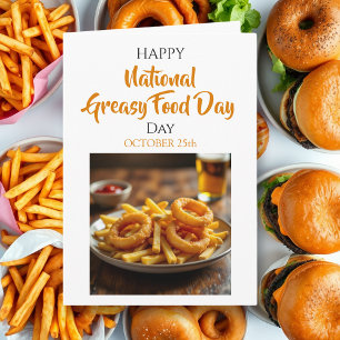 Carte Journée nationale des aliments gras 25 octobre