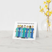 Carte Journée nationale des infirmières d'urgence Octobr (Fleur jaune)