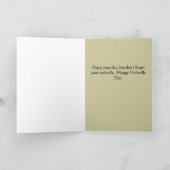 Carte Journée nationale des parapluies Quatre femmes (Intérieur)