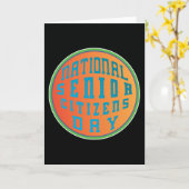 Carte Journée nationale des personnes âgées Psychedelia (Fleur jaune)