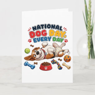 Carte Journée nationale du chien tous les jours